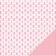 Prted Double Sided Cardstock 12 X 12 Breast Cancer Awareness Ribbon White