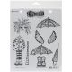 Ranger Dyan Reaveleys Dylusions Cling Stamp Collection Ruby Rainbow 1 Pack Of 1 Piece