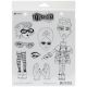 Ranger Dyan Reaveleys Dylusions Cling Stamp Collection Traveling Travis 1 Pack Of 1 Piece