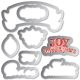 Sizzix Framelits Die And Embossing Folder Christmas Ornament Set
