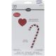 Sizzix Bigz With Bonus Embosslits Die Candy Canes and Heart By Basicgrey