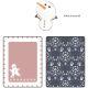 Sizzix Basic Grey Gingerbread Man And Nordic Flowers Set Embossed Folders And Sizzlits Die