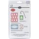 Sizzix Basic Grey Nordic Holiday Collection Sizzlits Die And Embossing Folder My Christmas Wish Set