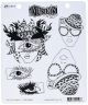 Ranger Dylusions Stamps Unmounted Rubber Stamps The Eyes Have It 1 Pack Of 1 Piece