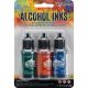 Ranger Tim Holtz Adirondack Alcohol Inks Rustic Lodge 3 Pack 1 Pack of 3 Pieces