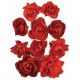 Paper Blooms Fire Red
