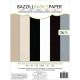 Basics Mono Cardstock Paper Pads With 8.5 X 11 Neutral