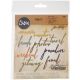 Sizzix Tim Holtz Thinlits Die Set Handwritten Vacation 1 pack 9 pieces