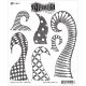 Ranger Dyan Reaveleys Dylusions Cling Stamp Collection Doodle Delight 1 1 Pack Of 1 Piece