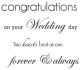 Mini Clear Stamp Wedding Words