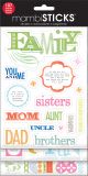 Me And My Big Ideas Family Value Pack Stickers You And Me Glitter