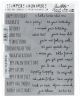 Ranger Tim Holtz Cling Mounted Rubber Stamps Crazy Talk 1 Pack Of 1 Piece
