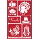 Armour Over N Over Glass Etching Stencil 5Inch by 8Inch Giving Thanks