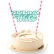 Sizzix Where Women Cook Birthday Wishes Cake Topper Thinlits Die