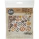Sizzix Tim Holtz Alterations Gearhead Thinlits Die 1 pack 22 pieces