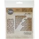 Sizzix Tim Holtz Thinlits Dies Mixed Media 1 pack 3 pieces