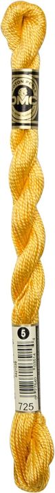 DMC Pearl Cotton Yarn Size 3 16.4yd Topaz 1 Pack of 1 Skein