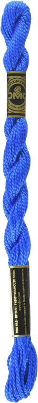 DMC Pearl Cotton Yarn Size 3 16.4yd Dark Electric 1 pack of 1 Skein