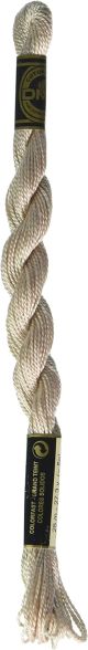 DMC Pearl Cotton Yarn Size 5 27.3yd Ultra Very Light Beige Brown 1 Pack of 1 Skein
