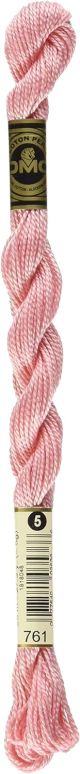DMC Pearl Cotton Yarn Size 5 27.3yd Light Salmon 1 Pack of 1 Skein