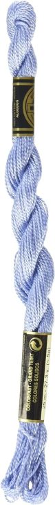 DMC Pearl Cotton Yarn Size 5 27.3yd Light Blue Violet 1 PACK OF 1 Skein