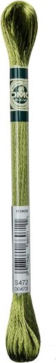 DMC Satin Floss 8.7yd Ultra Light Avocado Green
