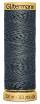 Gutermann Natural Cotton Thread 110ydDark Grey