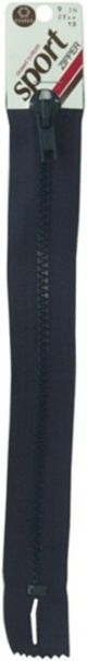 Coats Sport Closed Bottom Zipper 9 inch Navy