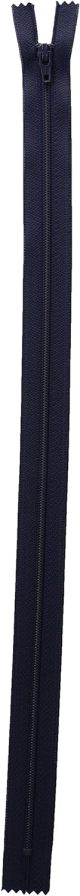 Coats All Purpose Plastic Zipper 14 inch Navy