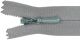 YKK Unique Invisible Zipper 22 inch Medium Gray