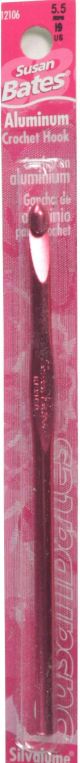 Silvalume Aluminum Crochet Hook 5.5 inch Size I9 5.5mm