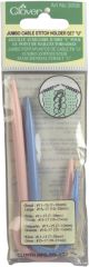 Clover Jumbo U Cable Stitch Holders 4.5 inch 2 Per Pkg Medium and Large