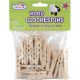 Krafty Kids Wood Clothespins Natural 1.875 inch 24 Per Pkg