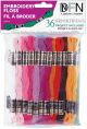 Janlynn Cotton Embroidery Floss Pack 8.7yd 36Per Pkg Pastel Colors