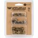 Finnabair Mechanicals Metal Embellishments Mini Stars 36 Per Pkg