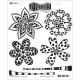 Dyan Reaveley s Dylusions Cling Stamp Collections 8.5inchX7inch Doodle Blooms