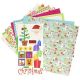 Doodlebug Paper Plus Value Pack 12inchesX12inchesBright Christmas