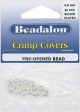 Beadalon Crimp Covers 4mm 20 Per Pkg 