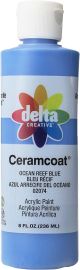 Ceramcoat Acrylic Paint 8oz Ocean Reef Blue Opaque