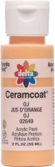 Ceramcoat Acrylic Paint 2oz Orange Pop Semi Opaque