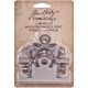 Idea Ology Metal Clipboard Clips 2.25 Inch X3.25 Inch 2 Per Pkg Antique Nickel