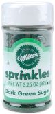 Wilton Sugar Sprinkles 3.25 oz Dark Green 1 pack of 1 piece