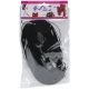 Mask It Half Face Forms 7.5 inch 3 Per Pkg Black