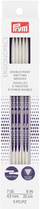 Prym Ergonomics Double Pointed Needles 8inch Size 7 4.5mm