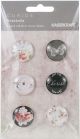 Rosabella Adhesive Curios 6 Per Pkg 