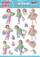 Find It Trading Yvonne Creations Punchout SheetShopping Bubbly Girls
