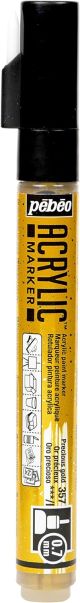 Acrylic Marker Extra Fine Tip 0.7mm Precious Gold