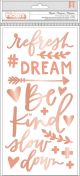 One Canoe Two Willow Thickers Stickers 57 Per Pkg Refresh Phrase and Icons Foam