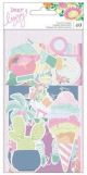 Dear Lizzy Here and Now Ephemera Cardstock Die Cuts 40 Per Pkg 