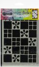 Dyan Reaveley s Dylusions Stencils 5inchX8inch Square Dance 1 pack of 1 piece